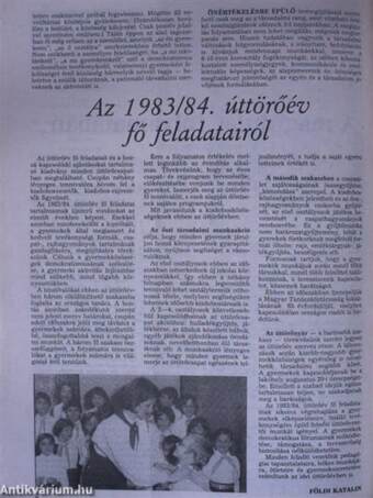 A Tanító 1983. szeptember