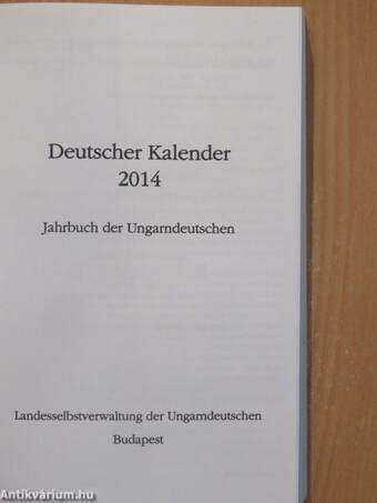 Deutscher Kalender 2014