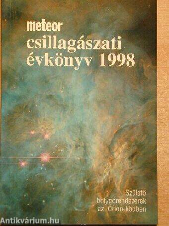 Meteor csillagászati évkönyv 1998