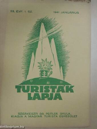 Turisták Lapja 1941. január-december