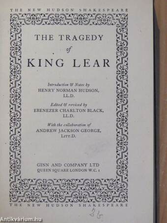 The Tragedy of King Lear