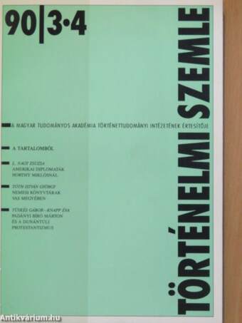 Történelmi Szemle 1990/3-4.