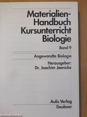 Materialien-Handbuch Kursunterricht Biologie