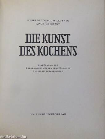 Die Kunst des Kochens