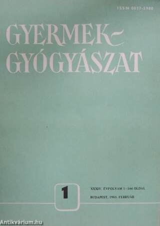 Gyermekgyógyászat 1983/1-4.