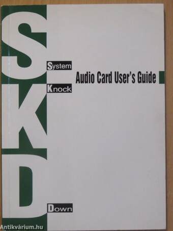 Audio Card User's Guide