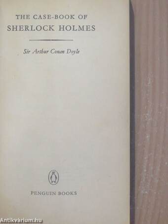 The Case-book of Sherlock Holmes