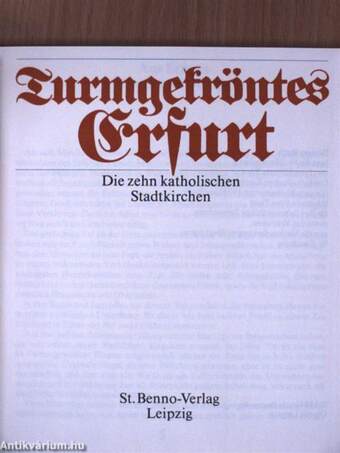 Turmgekröntes Erfurt