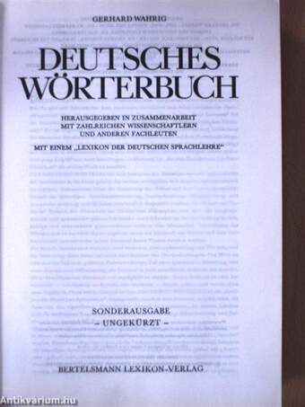 Wahrig Deutsches Wörterbuch