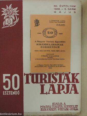 Turisták Lapja 1938. május