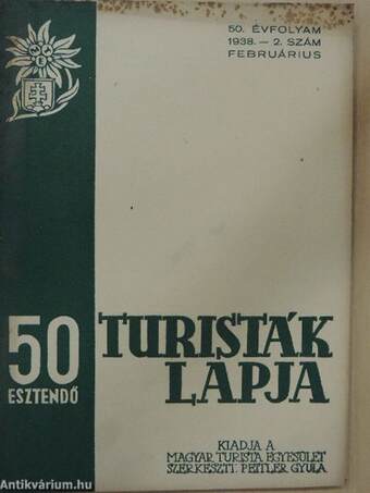 Turisták Lapja 1938. februárius