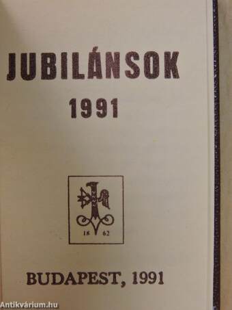 Jubilánsok 1991 (minikönyv)