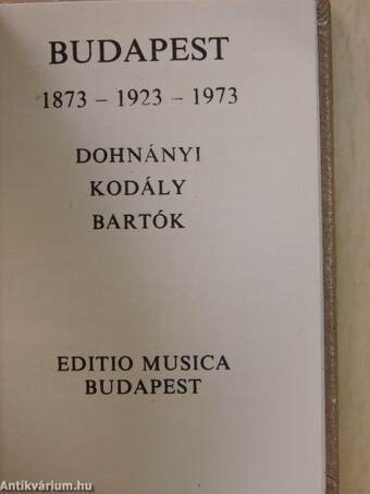 Budapest 1873-1923-1973 (minikönyv)