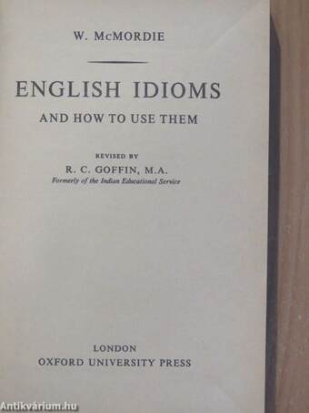 English idioms and how to use them