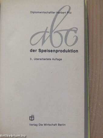 Abc der Speisenproduktion