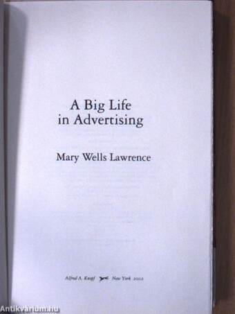 A Big Life in Advertising