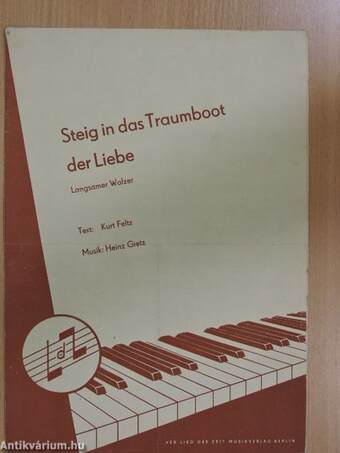 Steig in das Traumboot der Liebe