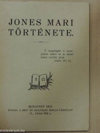 Jones Mari története