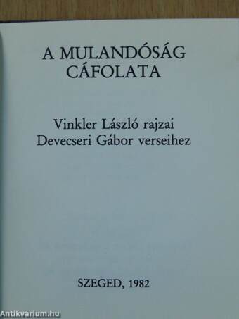 A mulandóság cáfolata (minikönyv)