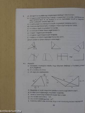 Témazáró felmérő feladatsorok - matematika 7. osztály