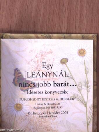 Egy leánynál nincs jobb barát... (minikönyv)