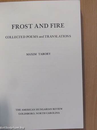 Frost and Fire