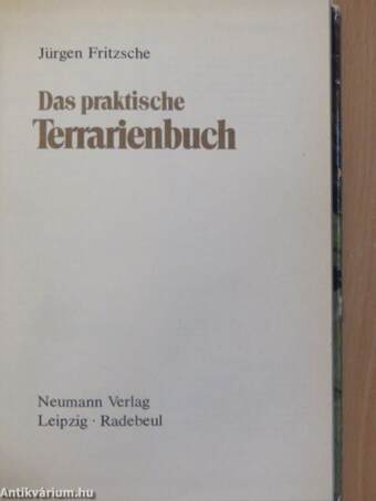 Das praktische Terrarienbuch