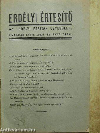 Erdélyi értesítő