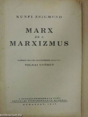 Marx és a marxizmus