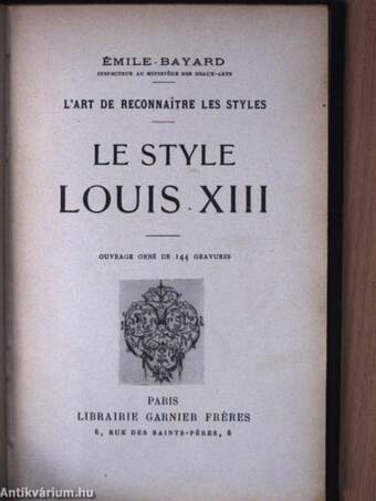 Le style Louis XIII