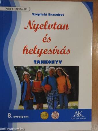 Nyelvtan és helyesírás tankönyv 8.