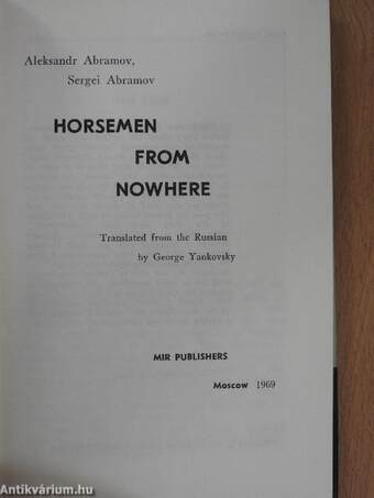 Horsemen from Nowhere