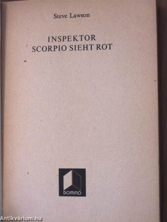 Inspektor Scorpio sieht rot