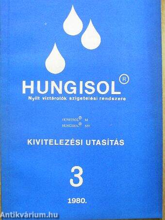 HUNGISOL Nyílt víztárolók szigetelési rendszere