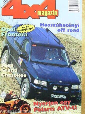 4x4 magazin 1999-2000. (Nem teljes évfolyamok)
