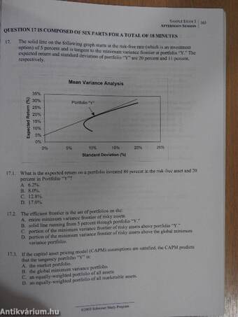 Study Notes for the 2003 CFA exam Book 6