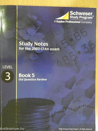 Study Notes for the 2003 CFA exam Book 5