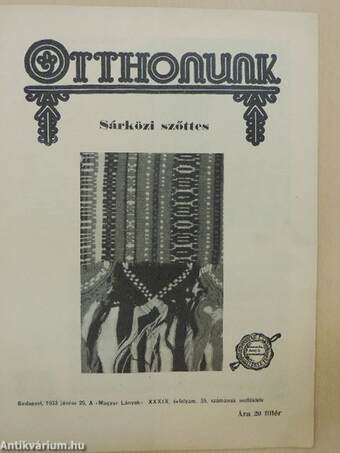 Otthonunk 1933. június 25.