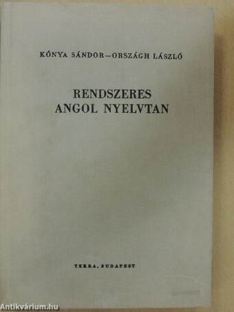 Rendszeres angol nyelvtan