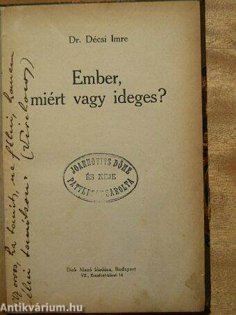 Ember, miért vagy ideges?