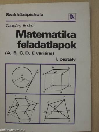 Matematika feladatlapok I.