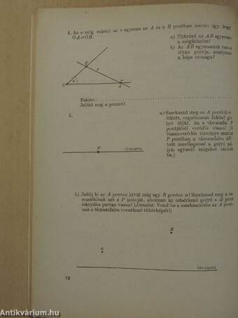 Matematika feladatlapok I.