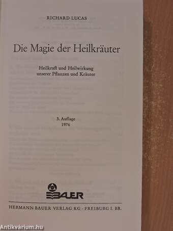 Die Magie der Heilkräuter