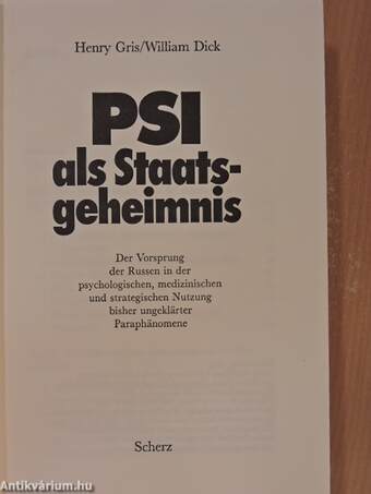 PSI als Staatsgeheimnis