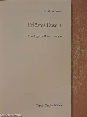 Erlöstes Dasein