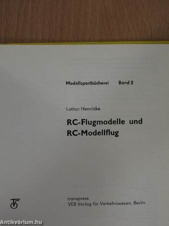 RC-Flugmodelle und RC-Modellflug