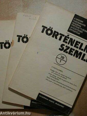 Történelmi Szemle 1978/1-4.