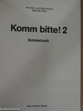 Komm Bitte! 2 - Schülerbuch