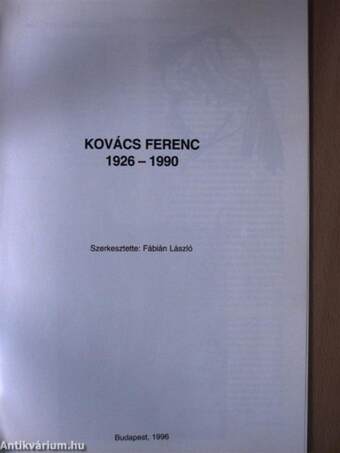 Kovács Ferenc 1926-1990