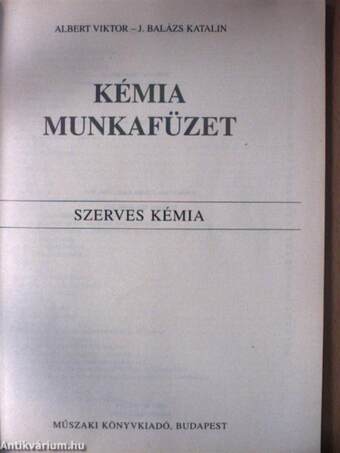 Kémia munkafüzet